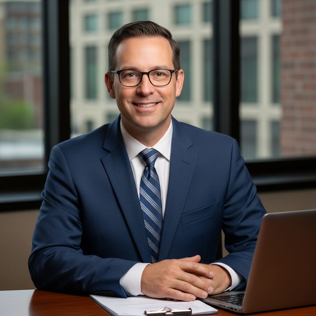 Couple signant un document immobilier