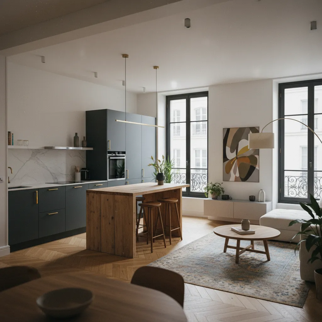 Appartement rénové et meublé prêt à être mis en location dans une ville dynamique
