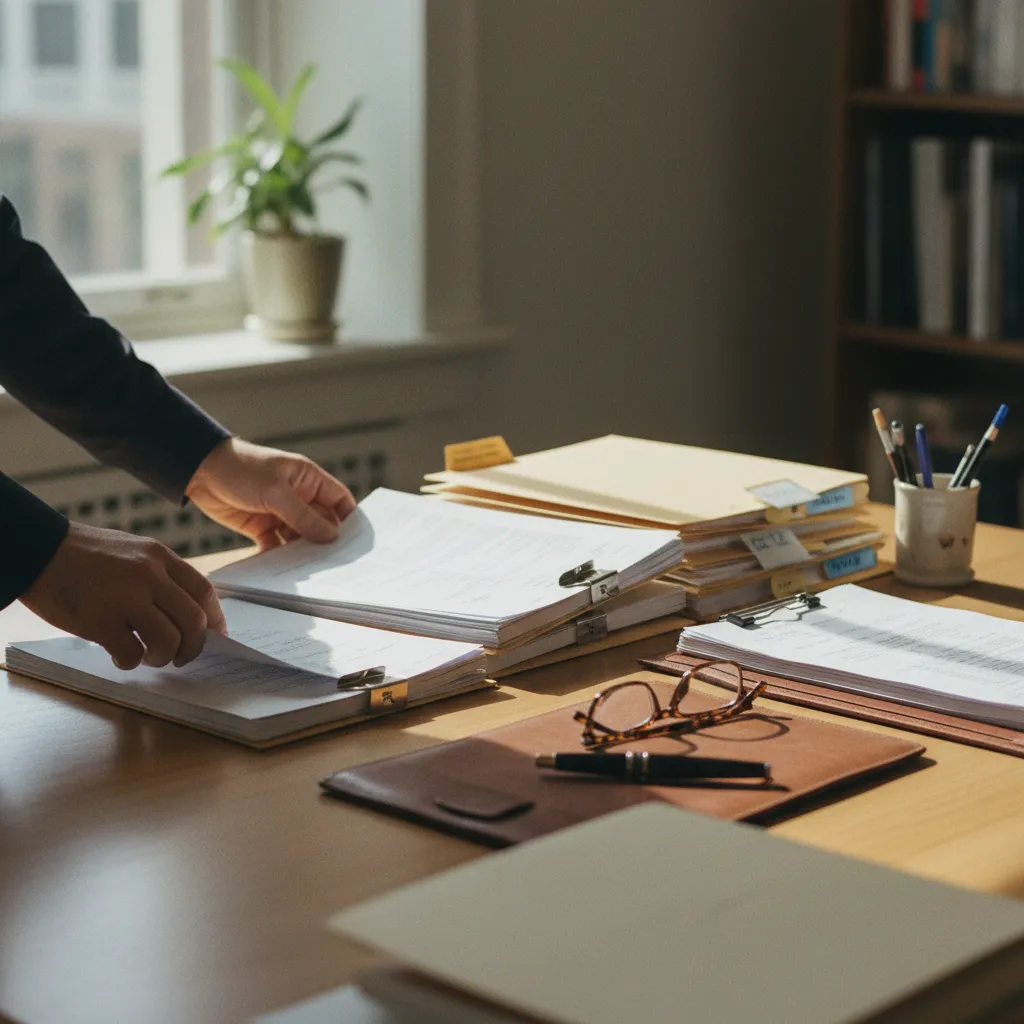 Rassembler toutes les pièces justificatives facilite le traitement du dossier par la commission