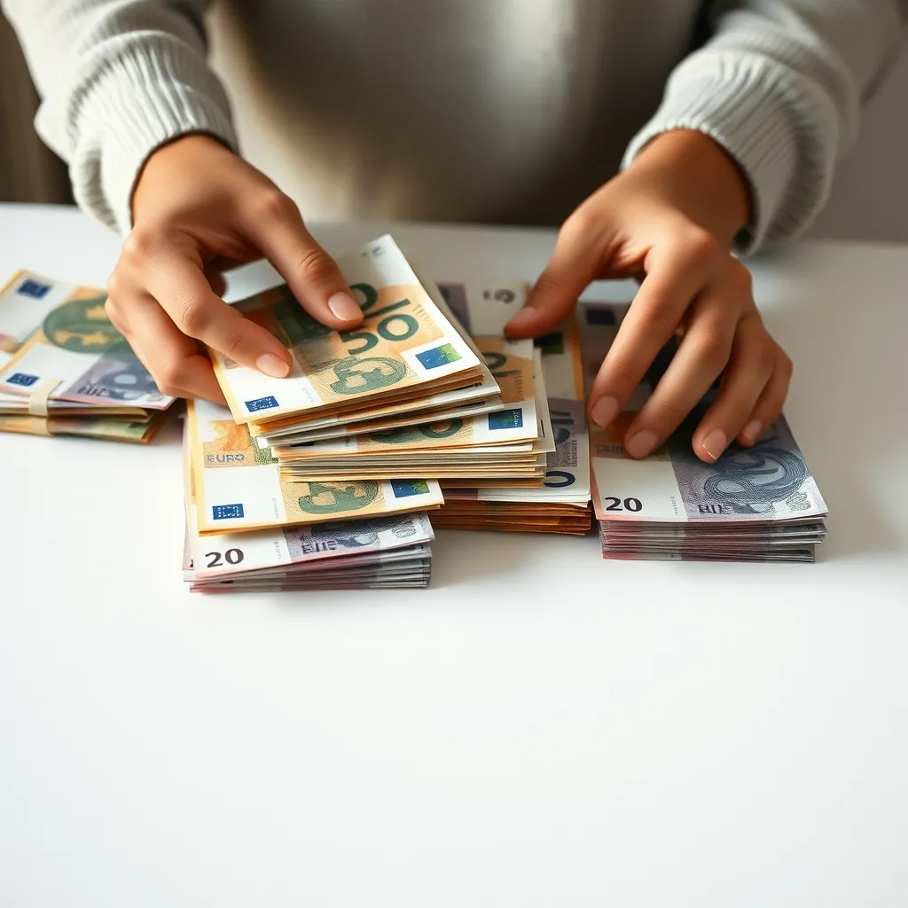 Trier ses billets par coupure facilite le dépôt en automate bancaire