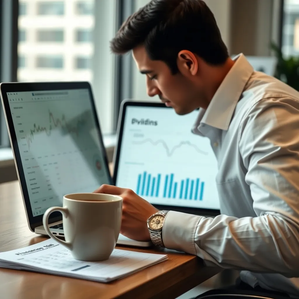 Analyse des données de dividende et de rendement avant la date de détachement