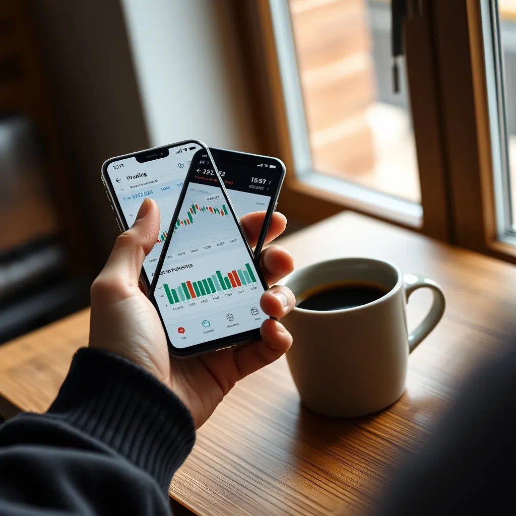 Suivre ses ETF pays émergents depuis une application de courtage en ligne