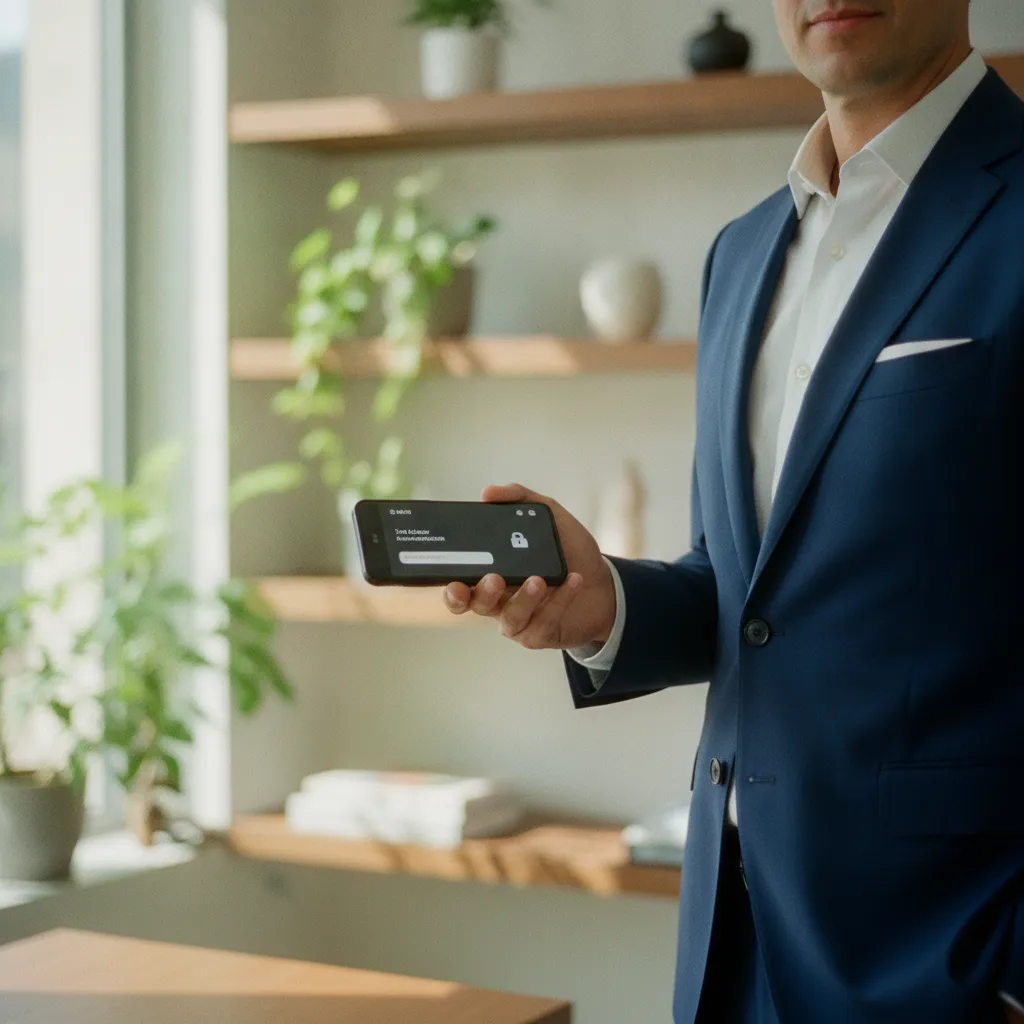 Valider une opération grâce à la notification Certicode Plus sur smartphone