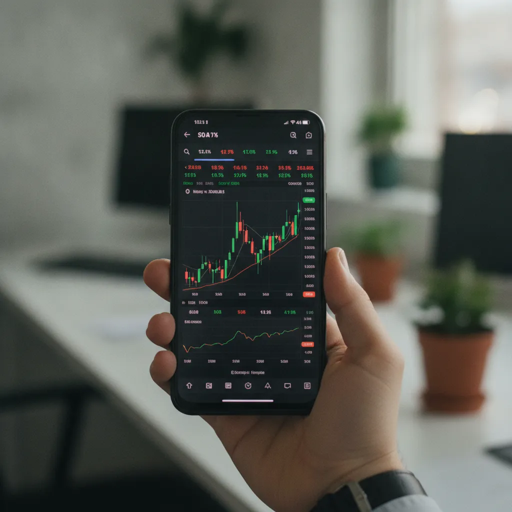 Les courtiers en ligne permettent d'acheter des ETF S&P 500 directement depuis un smartphone