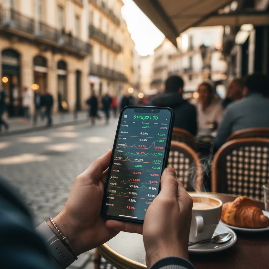 Acheter l'action Tesla depuis la France est accessible via un compte-titres ordinaire sur smartphone