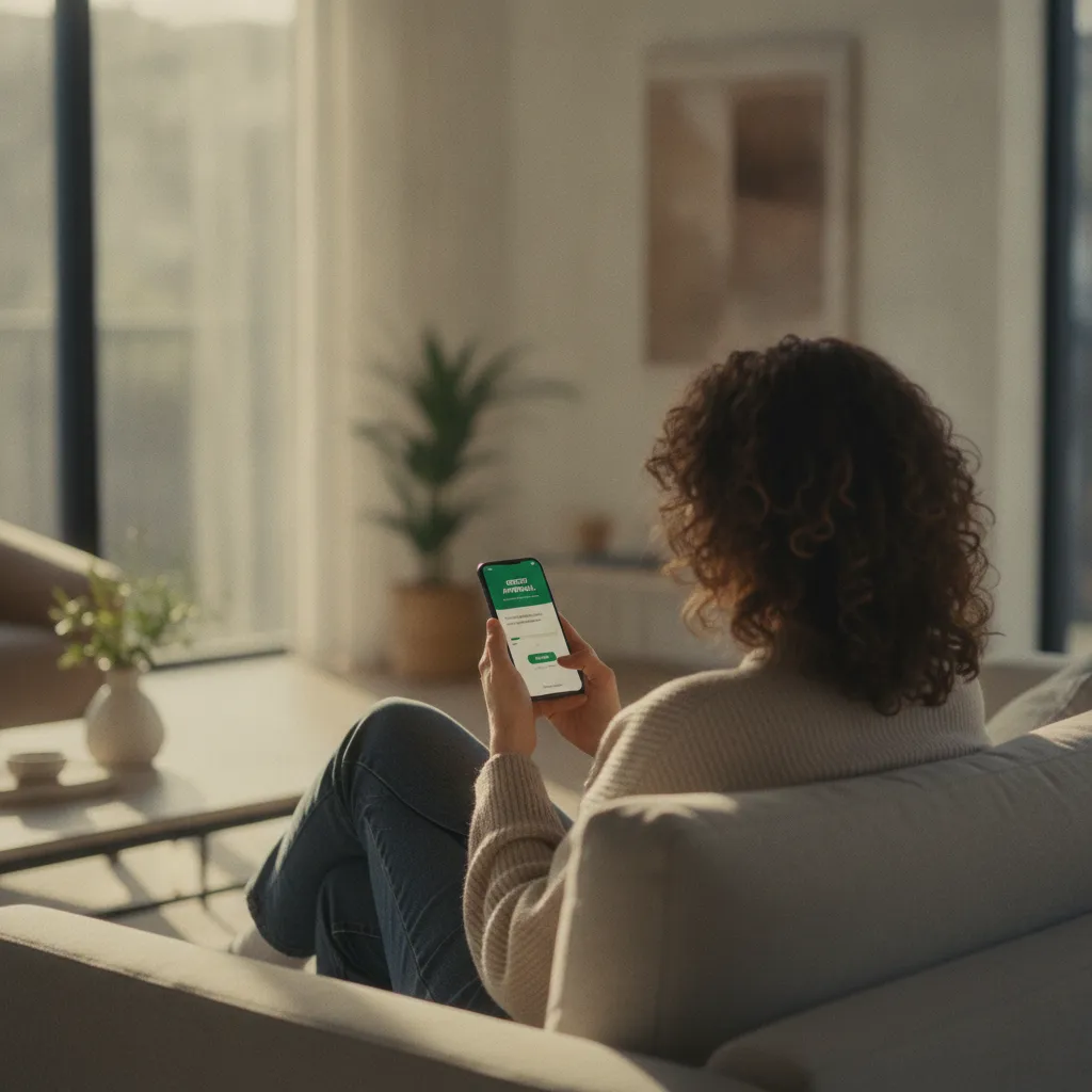 Souscription d'un crédit instantané Flex depuis l'application mobile